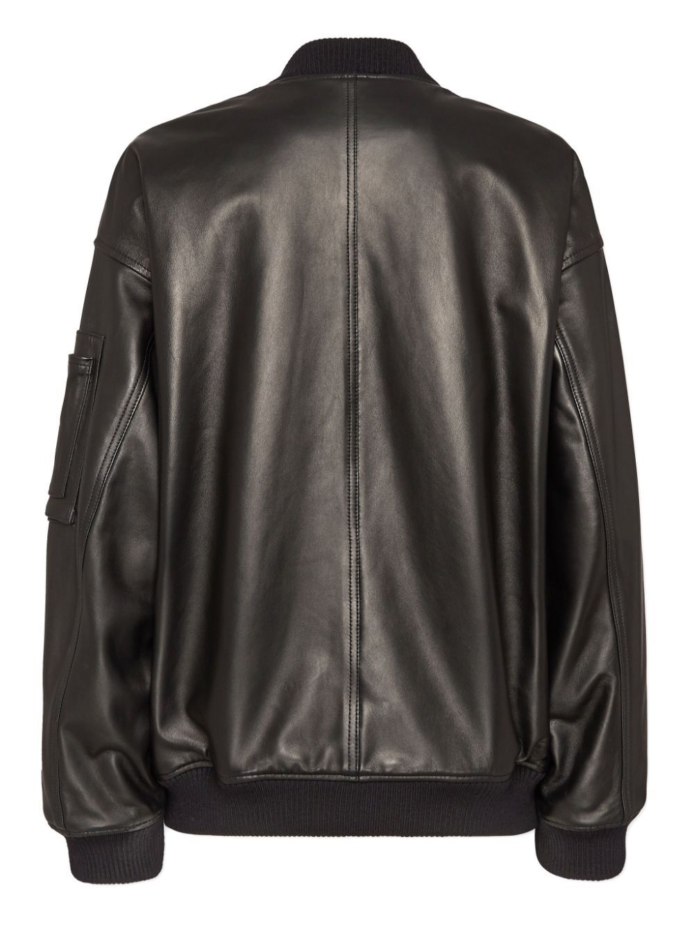 Dsquared2 Women Leather Oversize Bomber