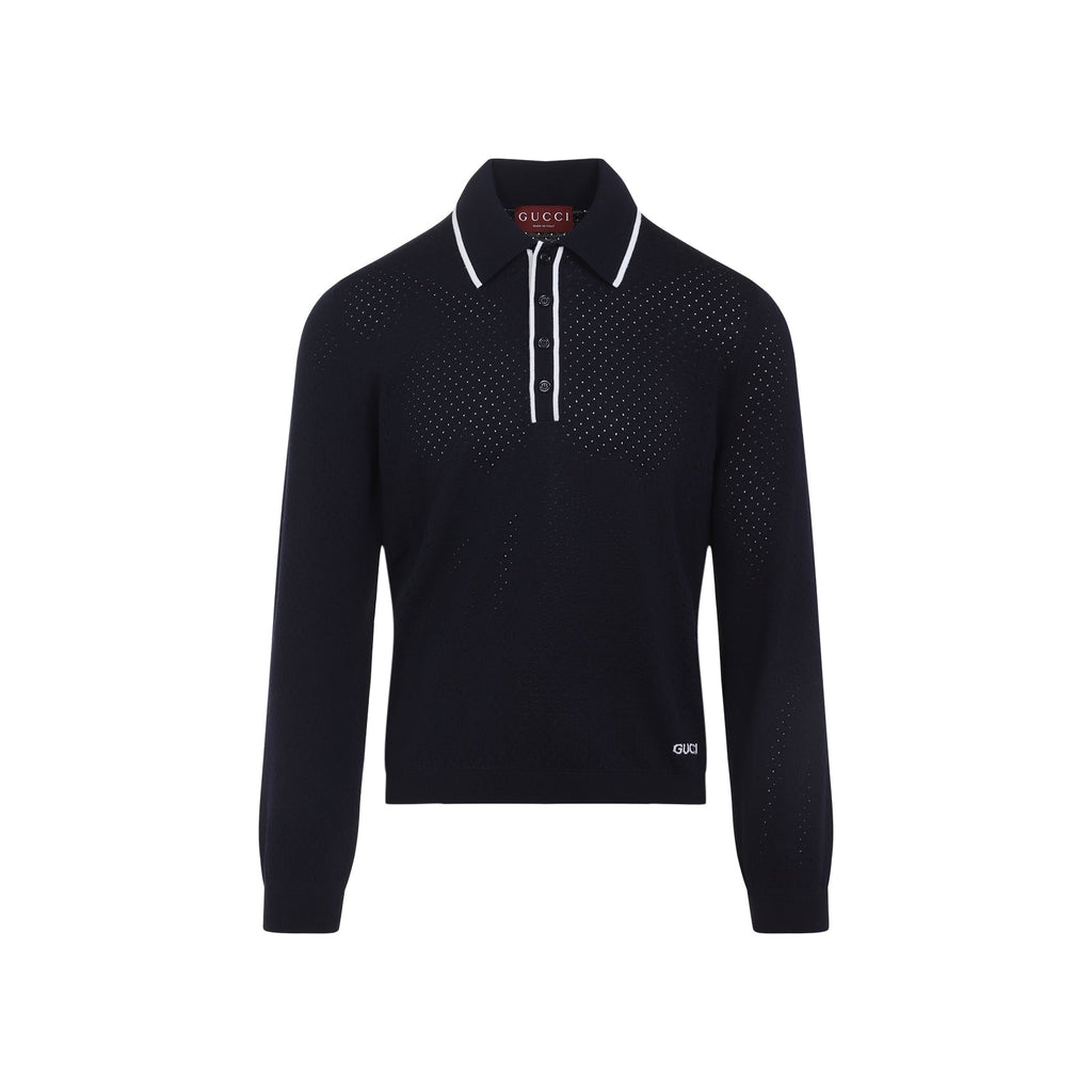 Gucci Long Sleeves Polo Men