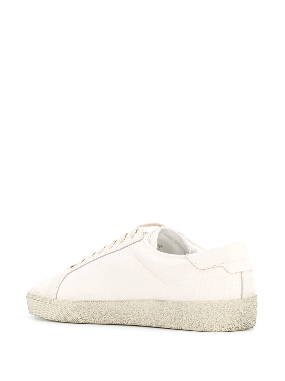Saint Laurent Men Court Classic Sl/06 Embroidered Canvas And Leather Sneakers