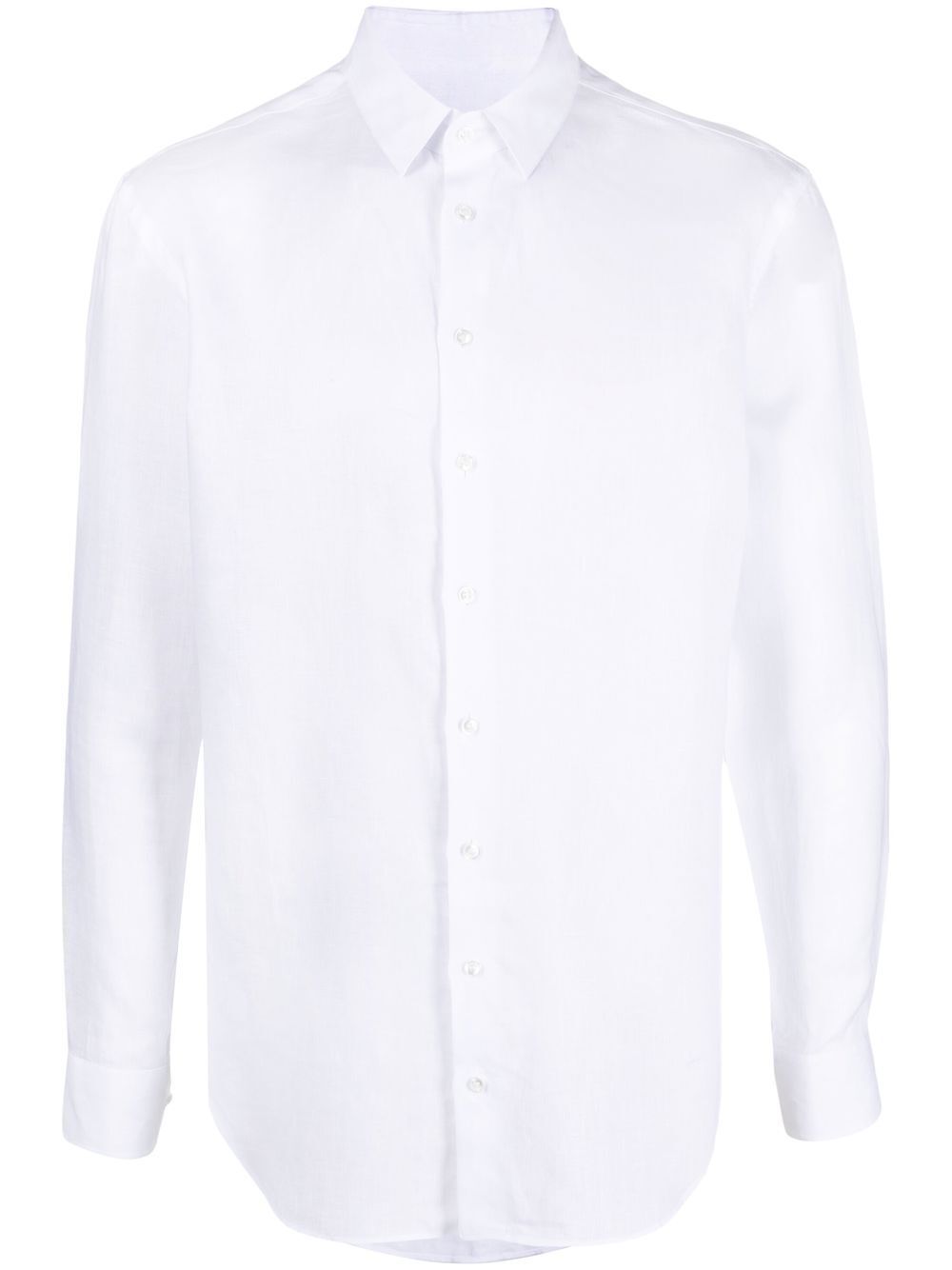Giorgio Armani Men Regular Fit Linen Shirt