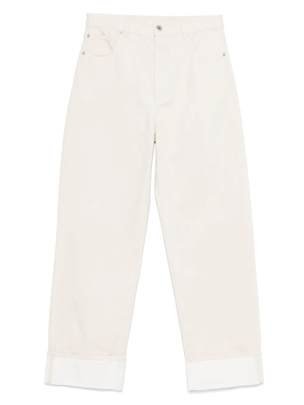 Bottega Veneta Women Back Print Straight Leg Jeans