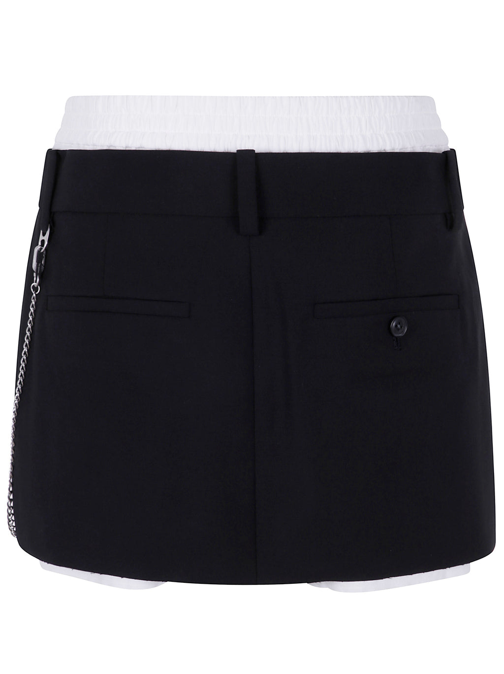Alexander Wang Women Pre-Styled Pleated Skort With Chain