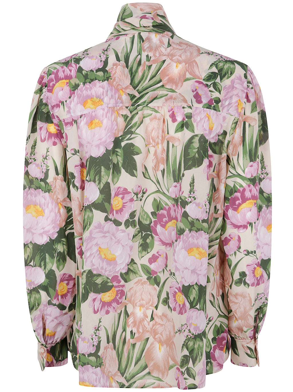 Chloe Women Floreal Print Scarf Shirt