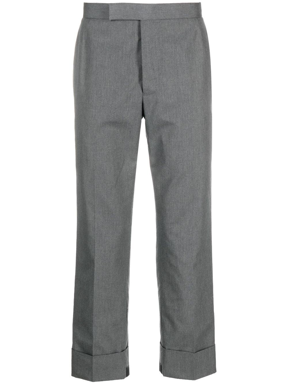 Thom Browne Men Fit 1 Gg Backstrap Trouser In Typewriter Cloth
