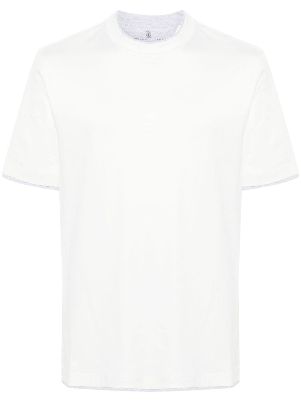 Brunello Cucinelli Men T-Shirt With Faux-Layering