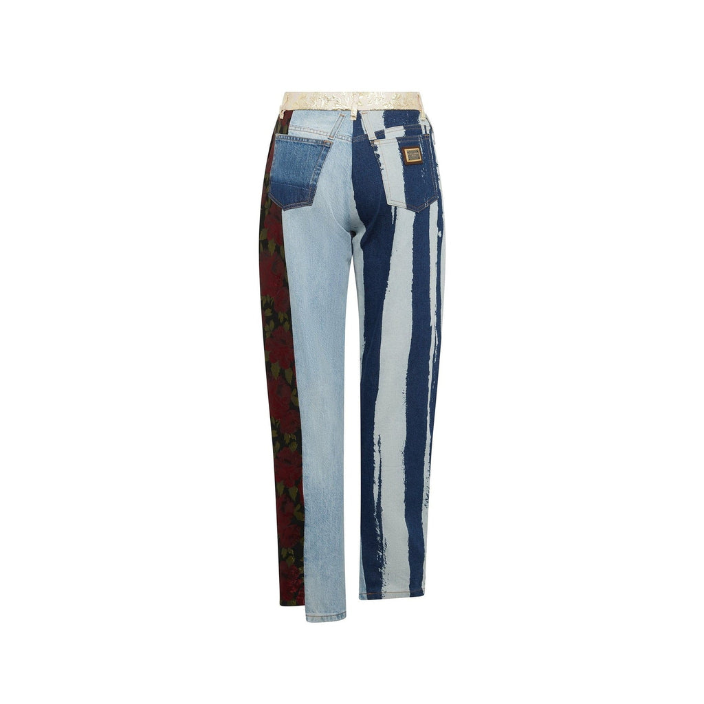 Dolce & Gabbana Embroidered Denim Pants Women