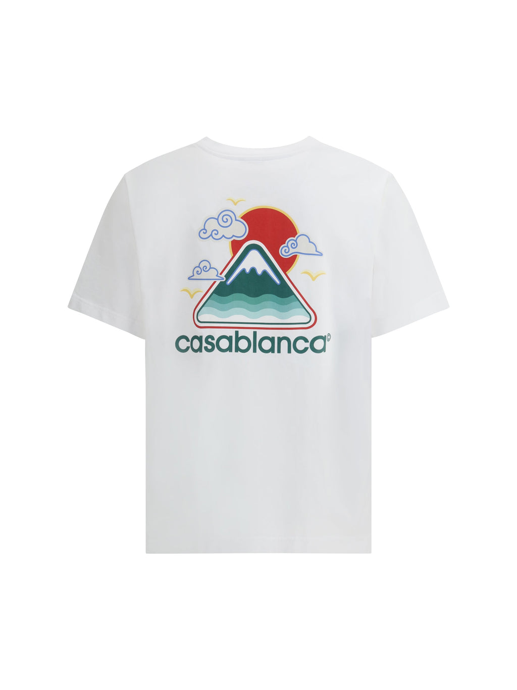 Casablanca Men Montagne Ondulée Screen Printed Tshirt
