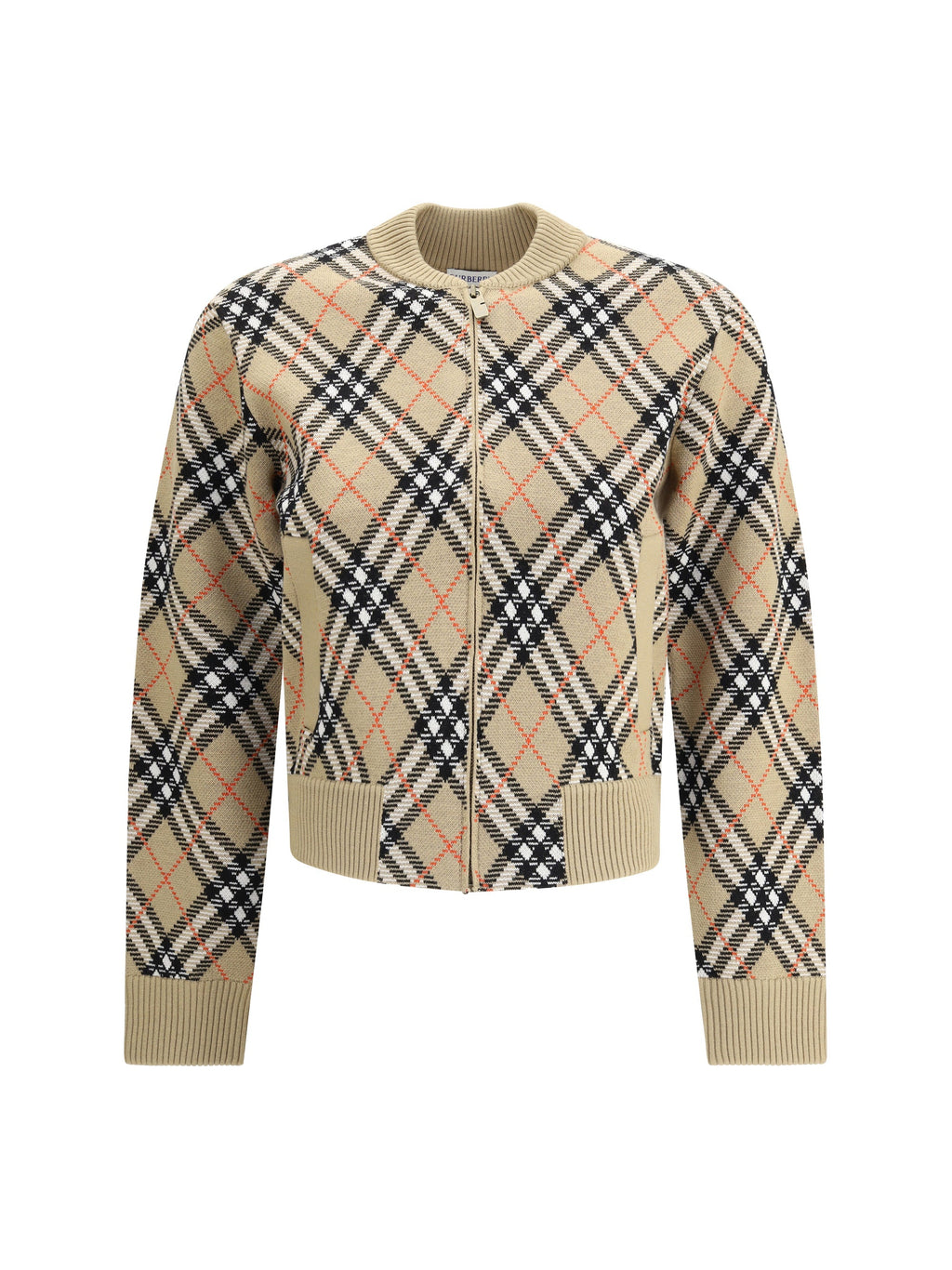 Burberry Women Check Cardigan