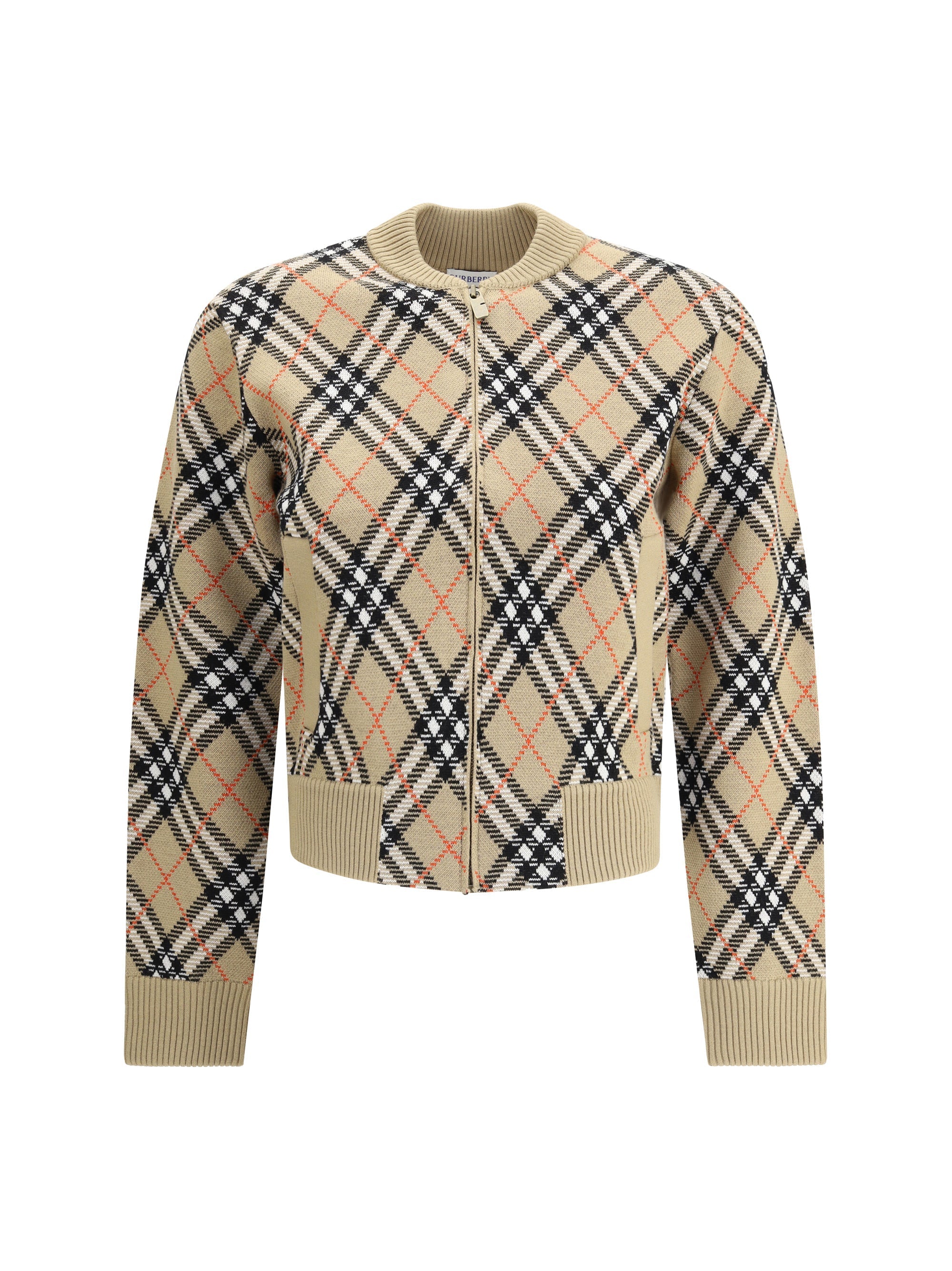 Burberry Women Check Cardigan