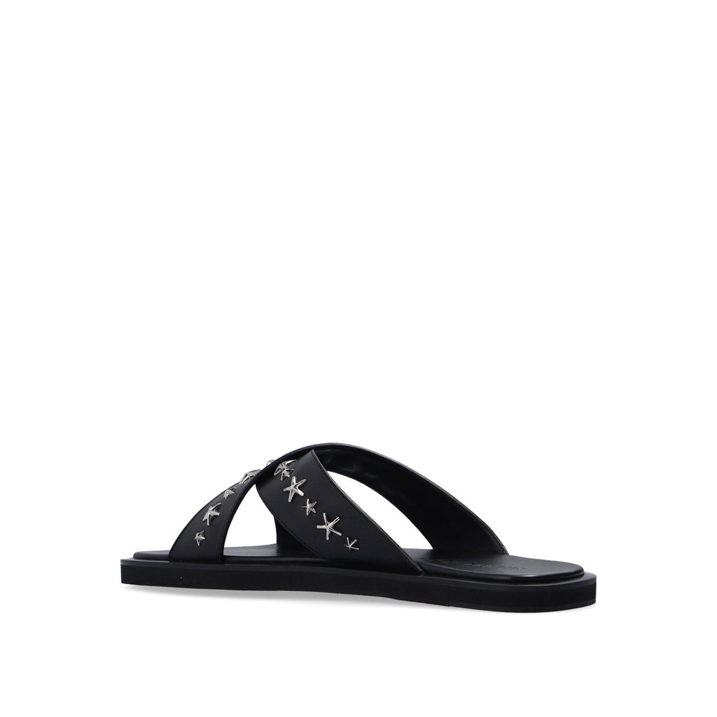 Jimmy Choo Palmo Leather Sandals Men