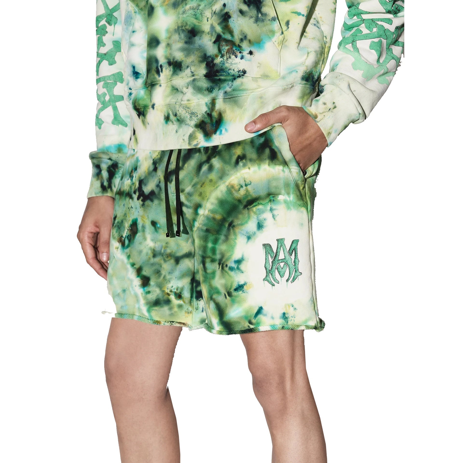 Amiri Tie-Dye Cotton Shorts Men
