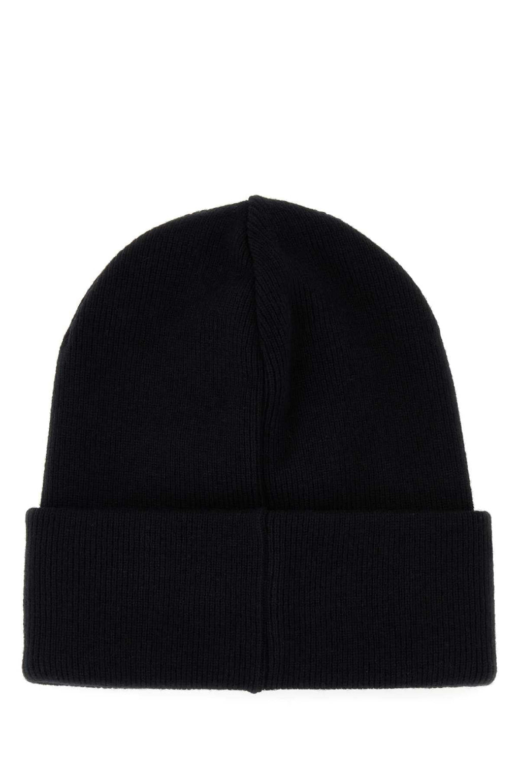 Dsquared Men Black Wool Beanie Hat