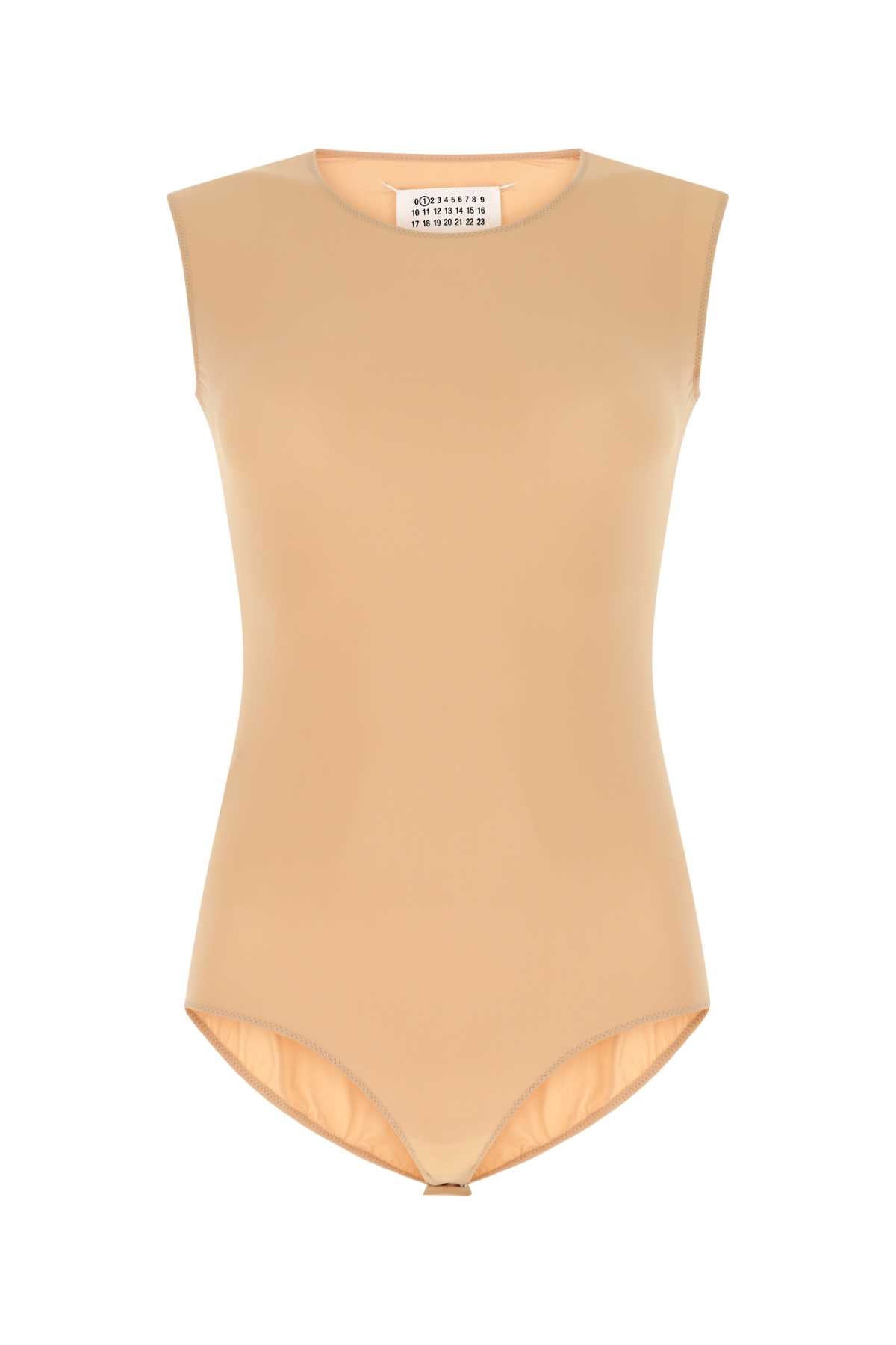 Maison Margiela Women Skin Pink Stretch Nylon Body