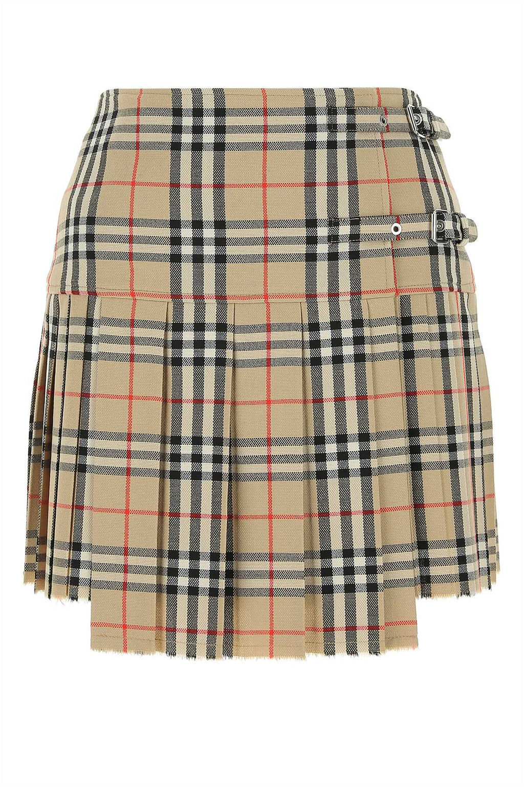 Burberry Women Embroidered Wool Mini Skirt