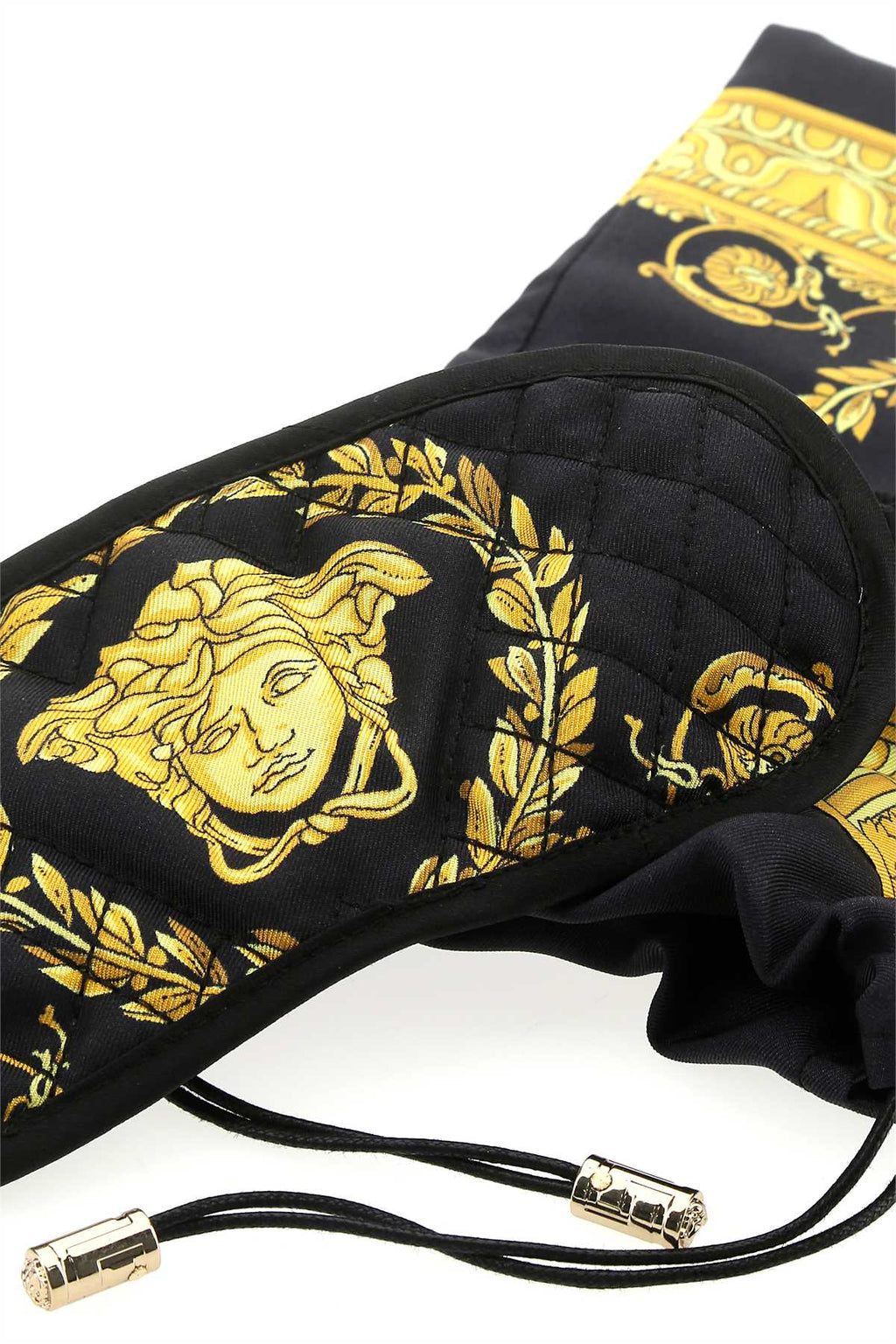 Versace Unisex Printed Silk Eye Mask