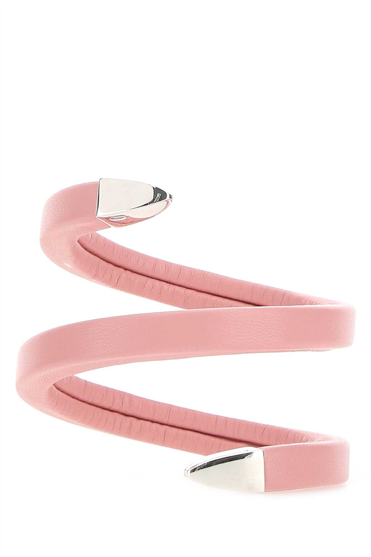 Bottega Veneta Women Pink Nappa Leather Bracelet