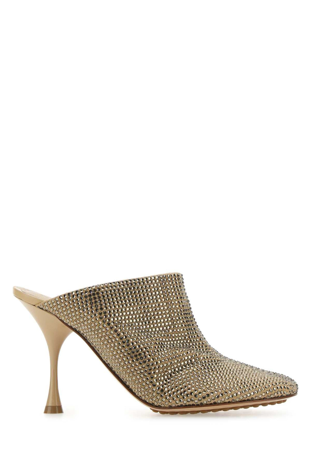 Bottega Veneta Women Embellished Suede Sparkle Dot Sock Mules