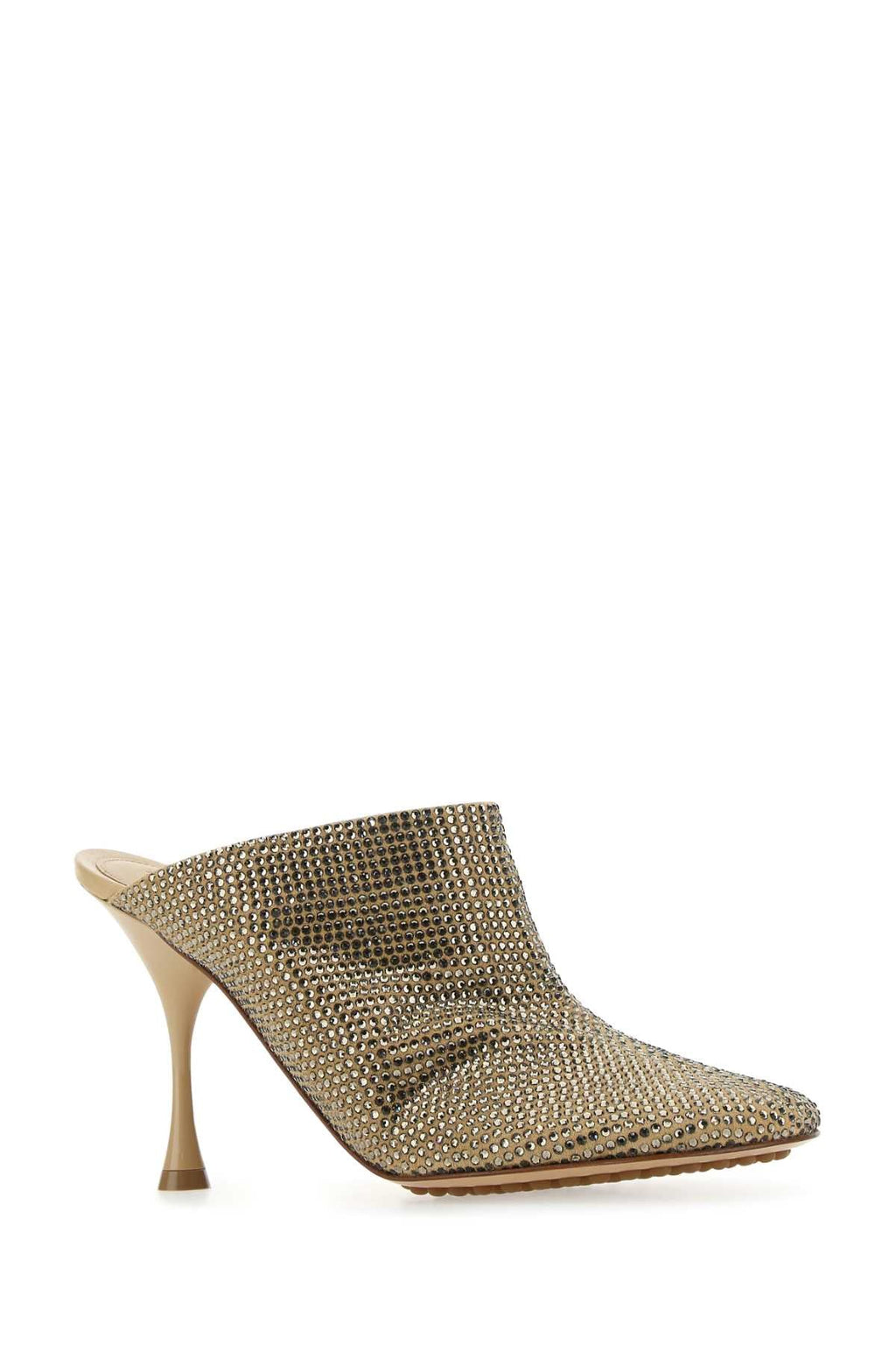 Bottega Veneta Women Embellished Suede Sparkle Dot Sock Mules