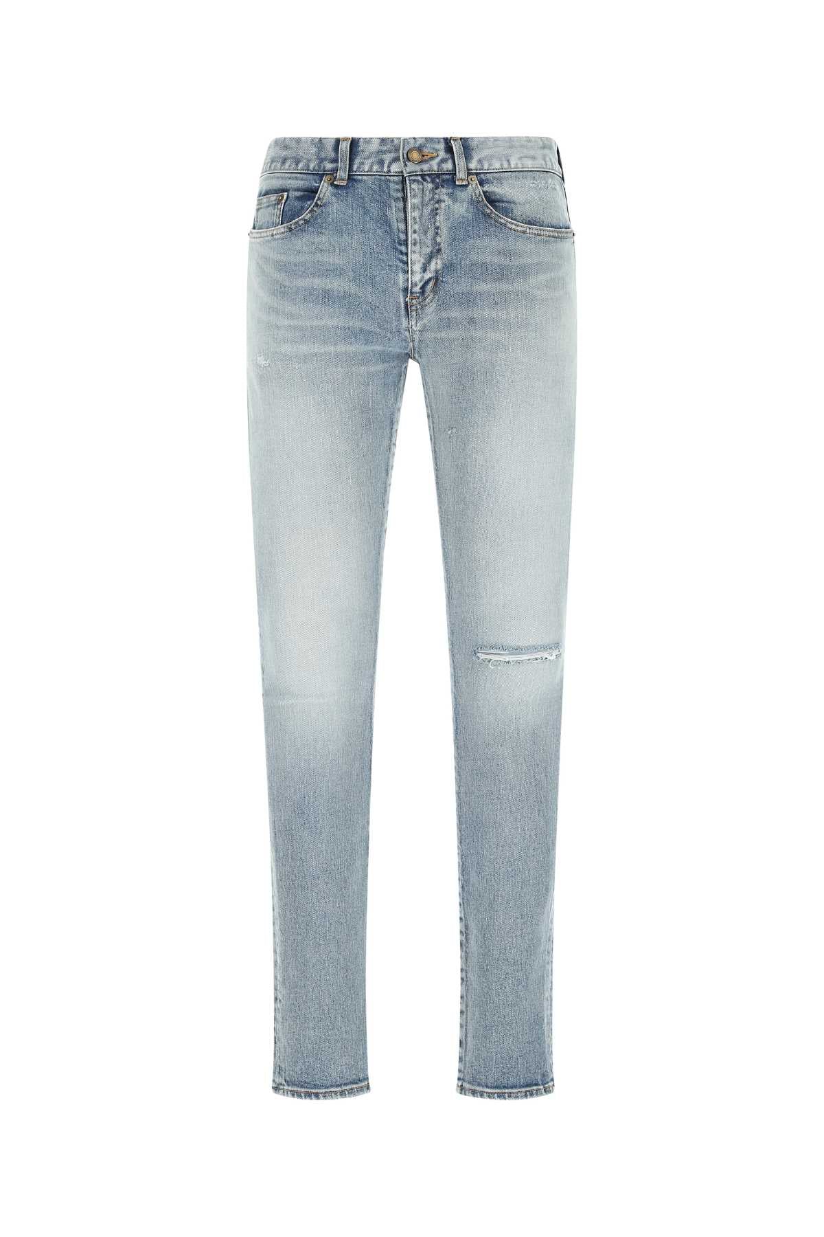 Saint Laurent Men Stretch Denim Jeans