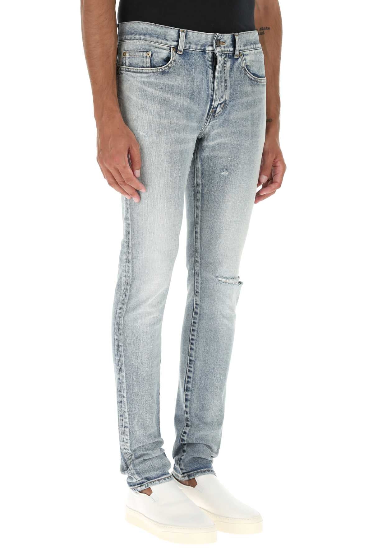 Saint Laurent Men Stretch Denim Jeans