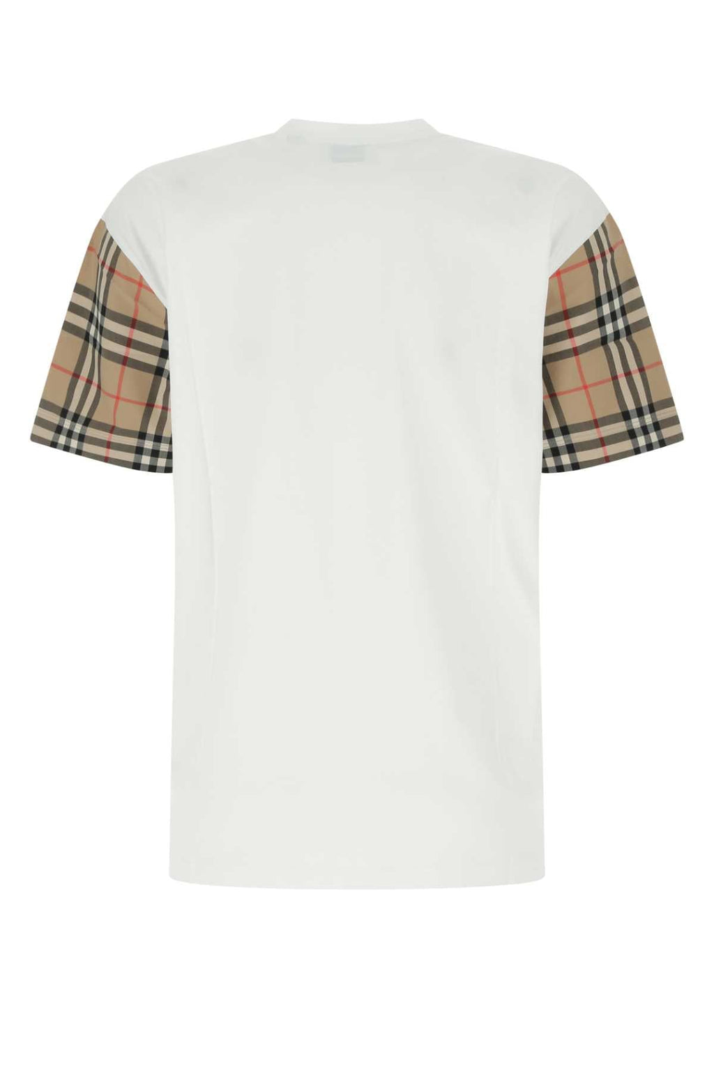 Burberry Women White Cotton T-Shirt
