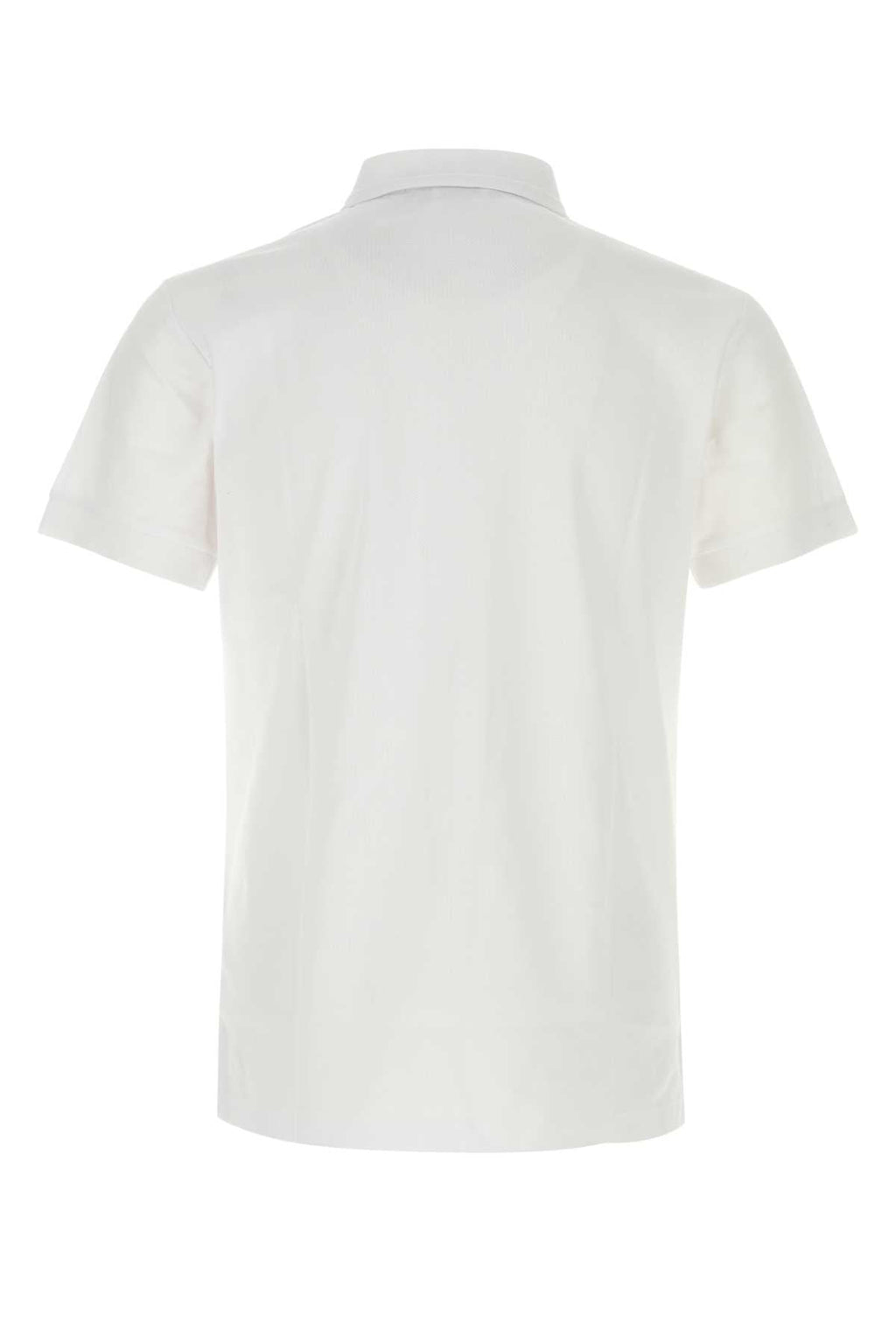 Burberry Men White Piquet Polo Shirt