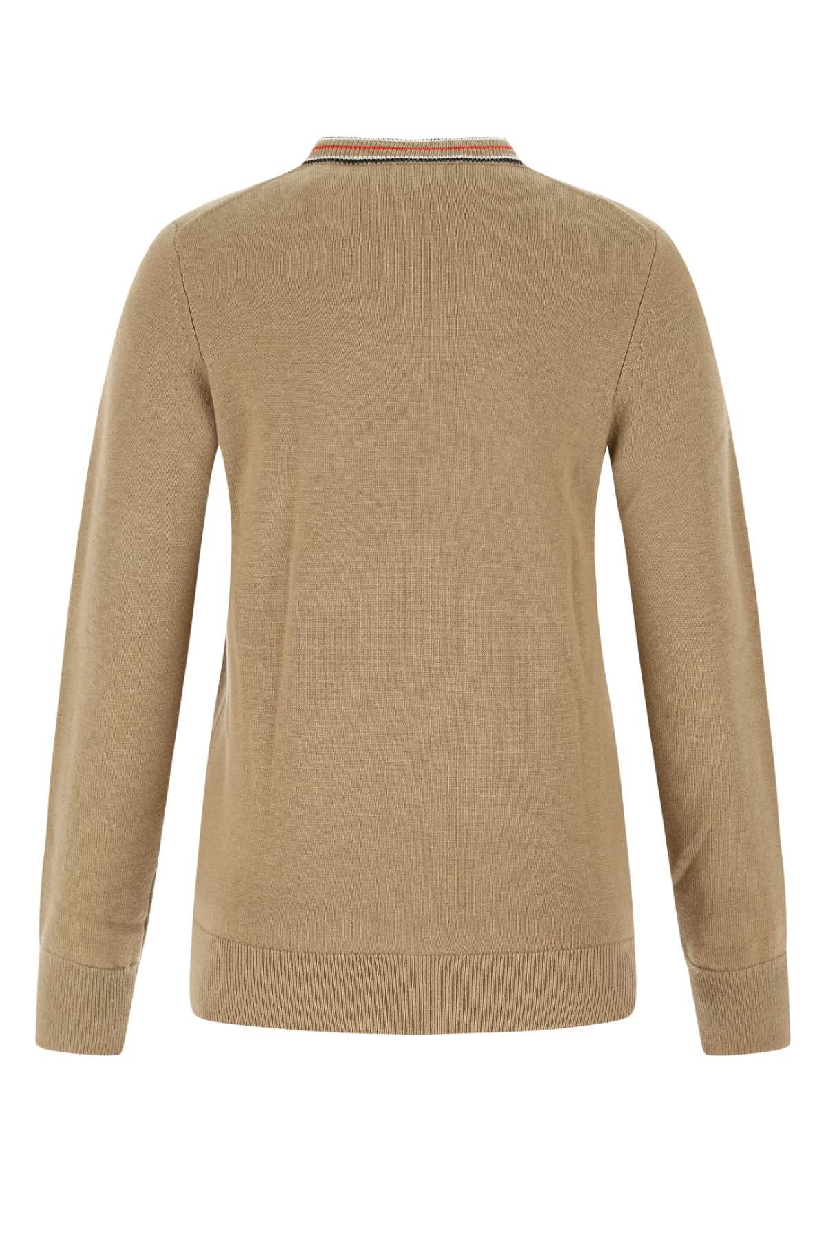 Burberry Women Beige Cashmere Sweater