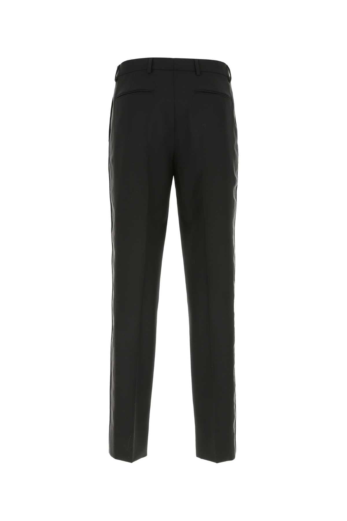 Prada Men Black Wool Blend Pant