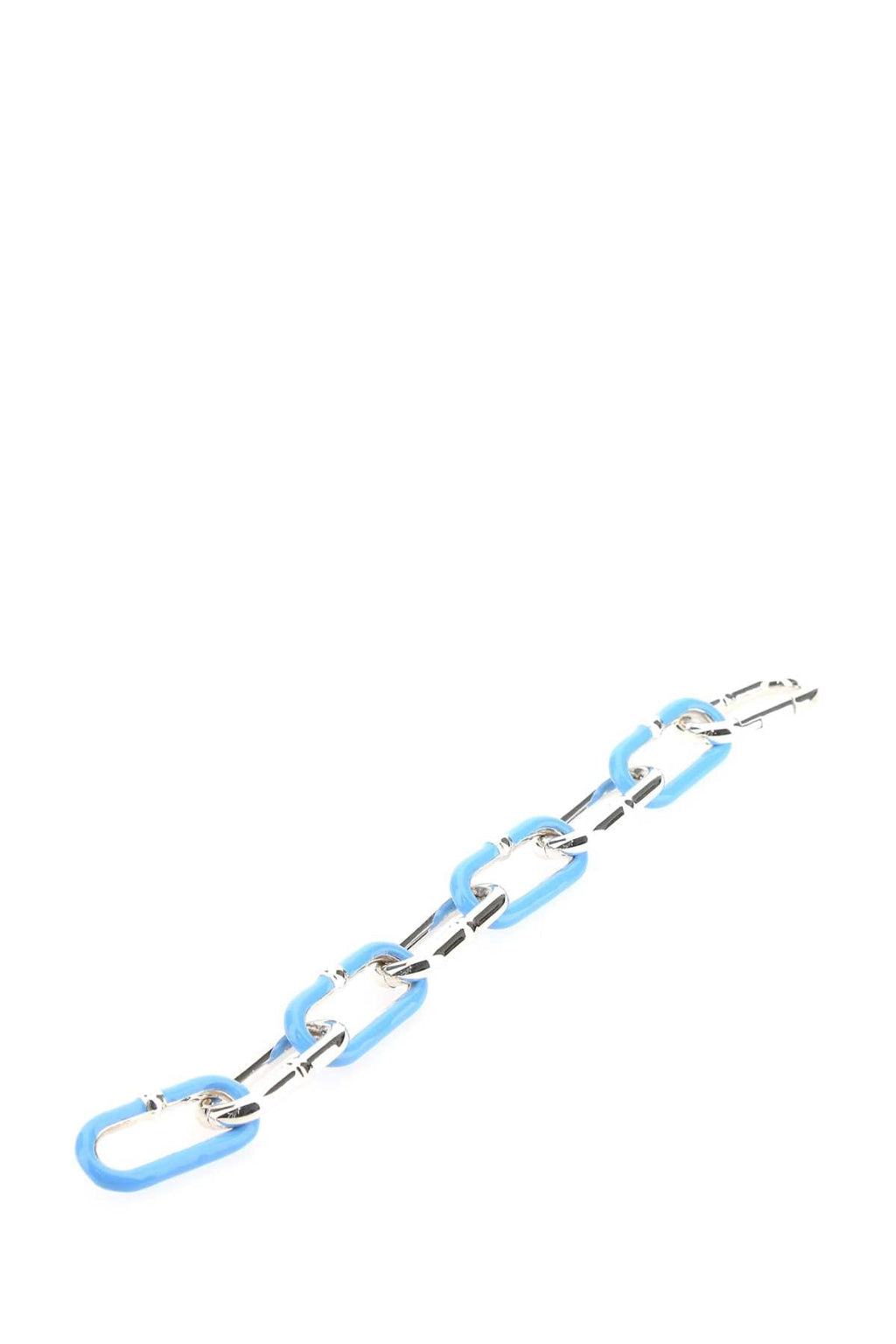 Bottega Veneta Women Two-Tone Silver Chain Bracelet