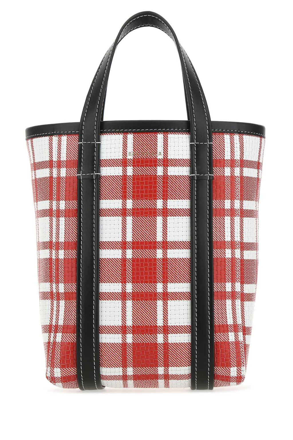 Balenciaga Women Printed Leather Small Barbes Shopping Bag