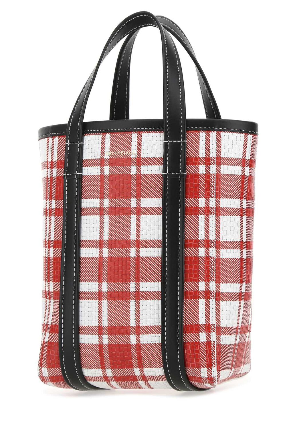 Balenciaga Women Printed Leather Small Barbes Shopping Bag