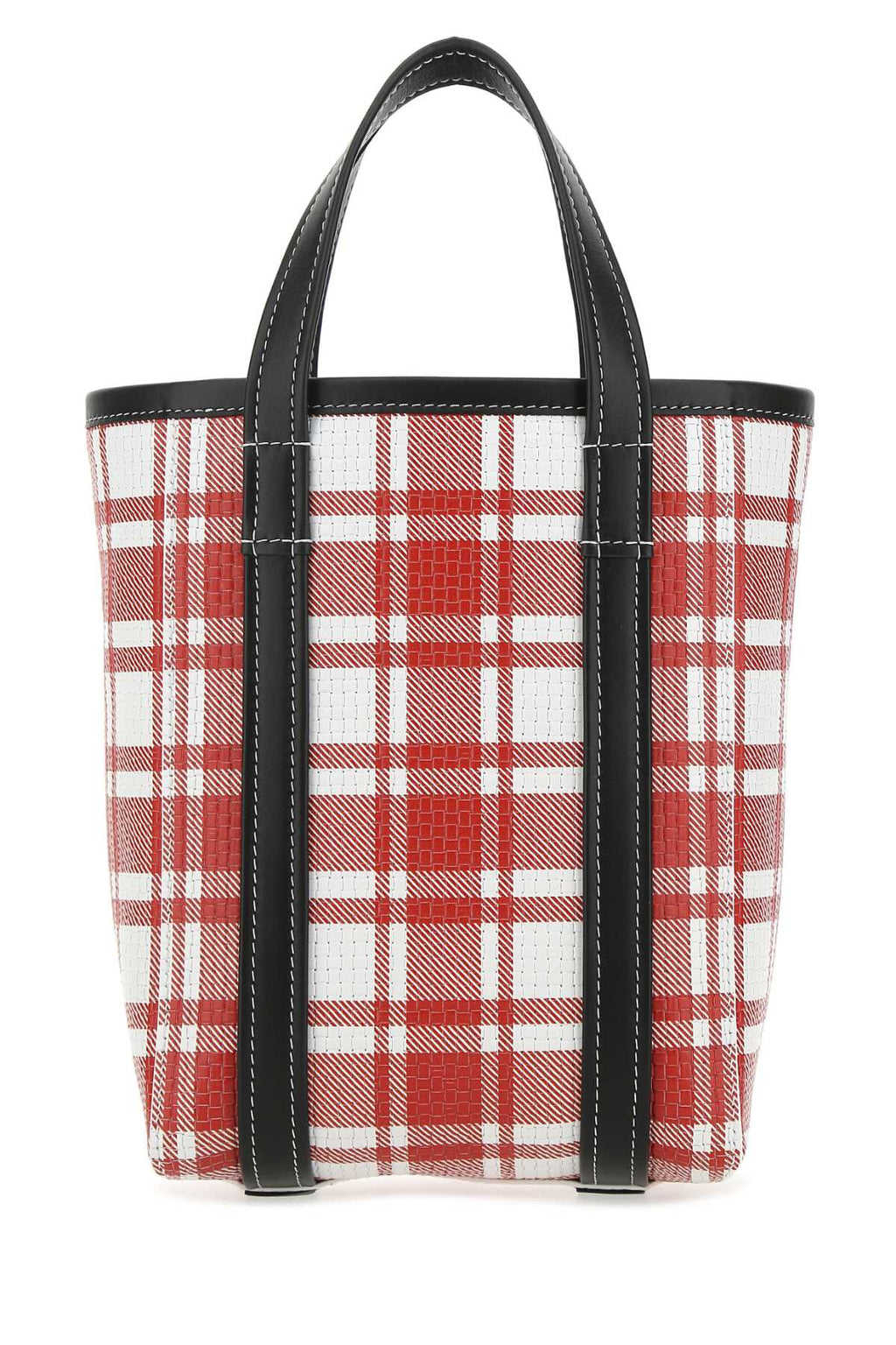 Balenciaga Women Printed Leather Small Barbes Shopping Bag