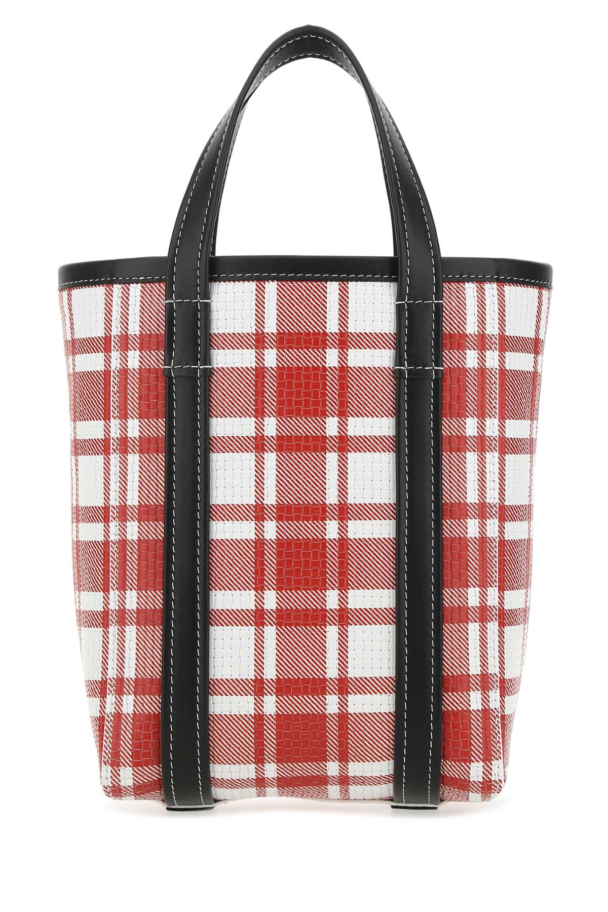 Balenciaga Women Printed Leather Small Barbes Shopping Bag