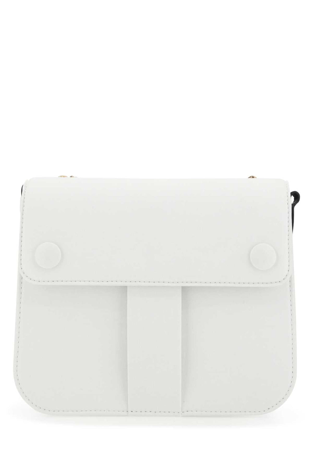 Maison Margiela Women Two-Tone Leather And Cotton New Lock Square Handbag