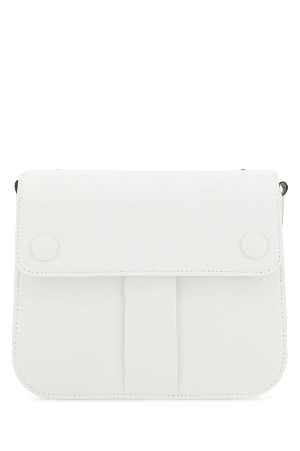 Maison Margiela Women Two-Tone Leather And Cotton New Lock Square Handbag