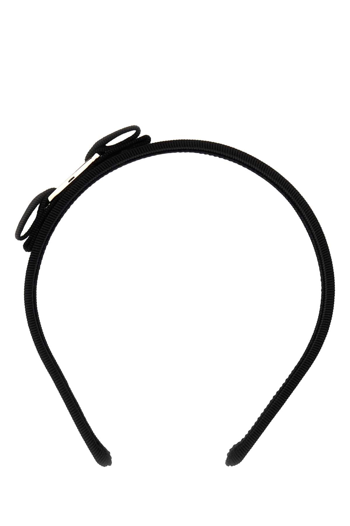 Salvatore Ferragamo Women Black Fabric Hairband