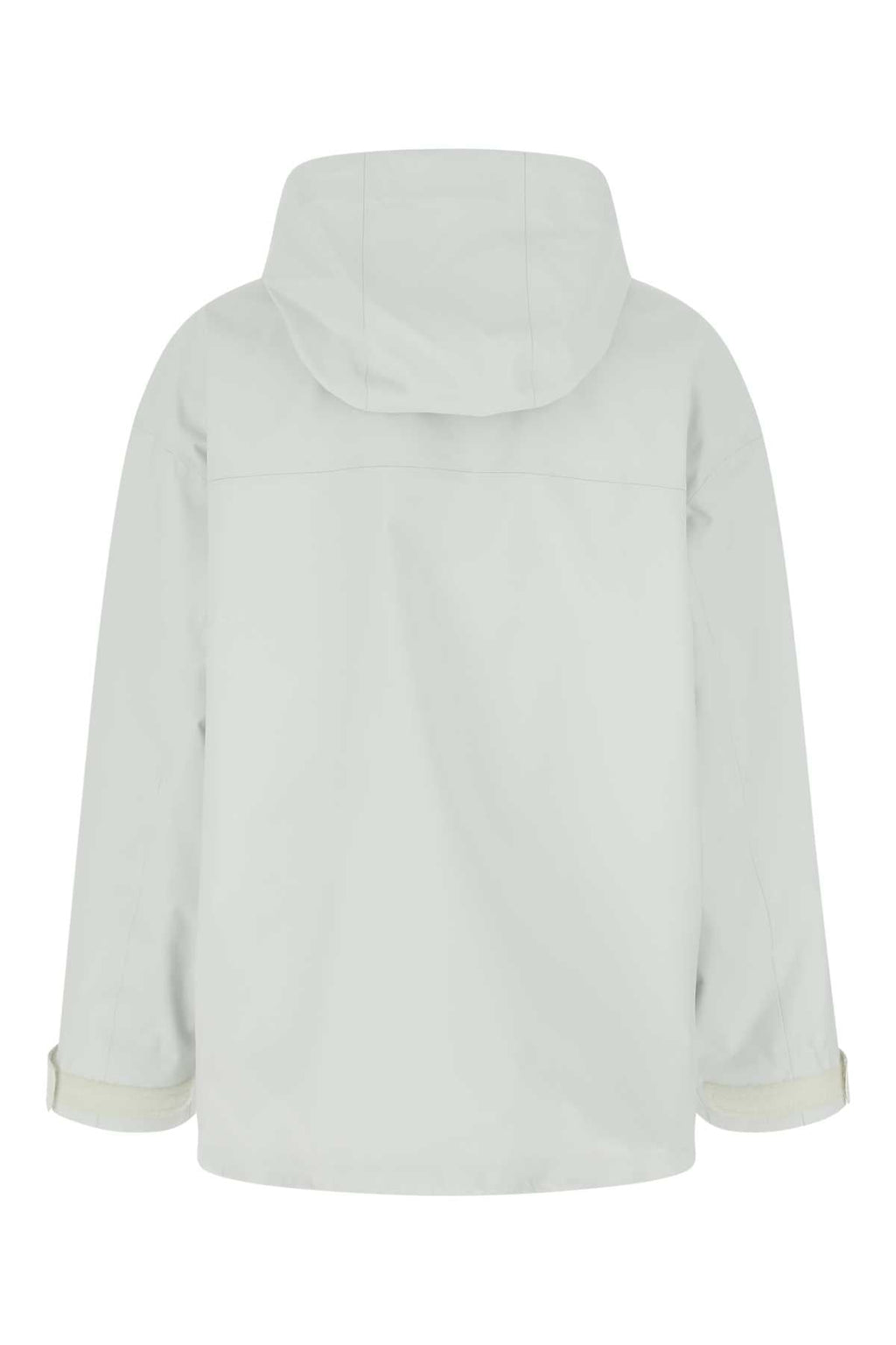 Prada Women Chalk Gore-Texâ® Oversize K-Way