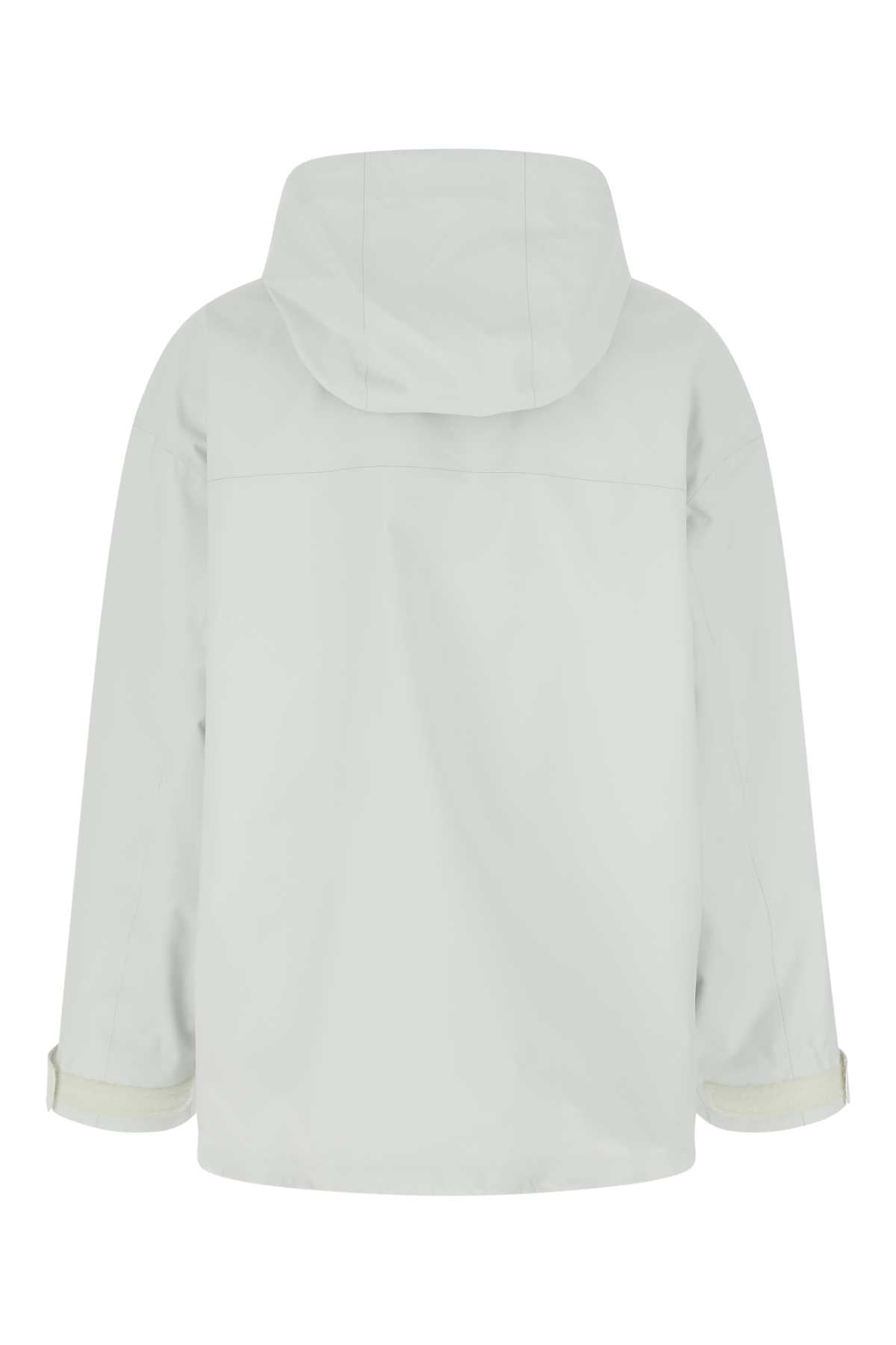 Prada Women Chalk Gore-Texâ® Oversize K-Way