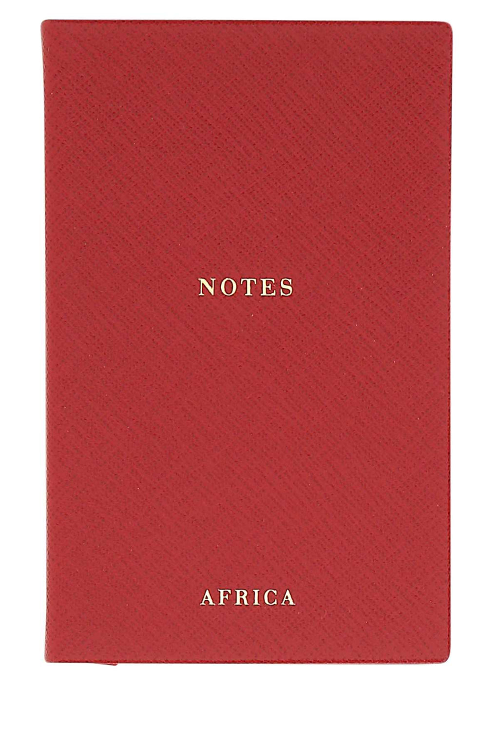 Prada Unisex Red Leather Africa Notebook