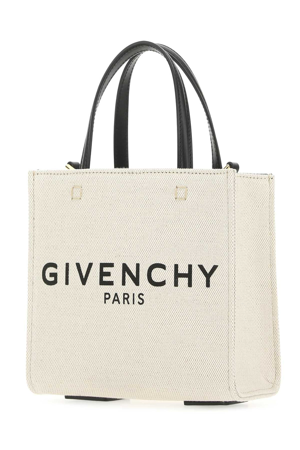 Givenchy Women Ivory Canvas Mini G-Tote Handbag