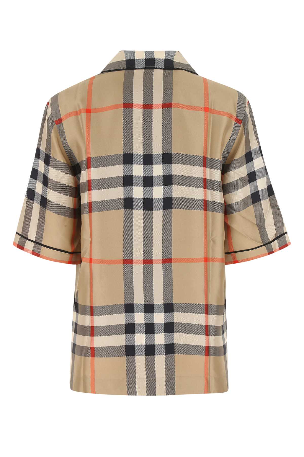 Burberry Women Printed Satin Shirt