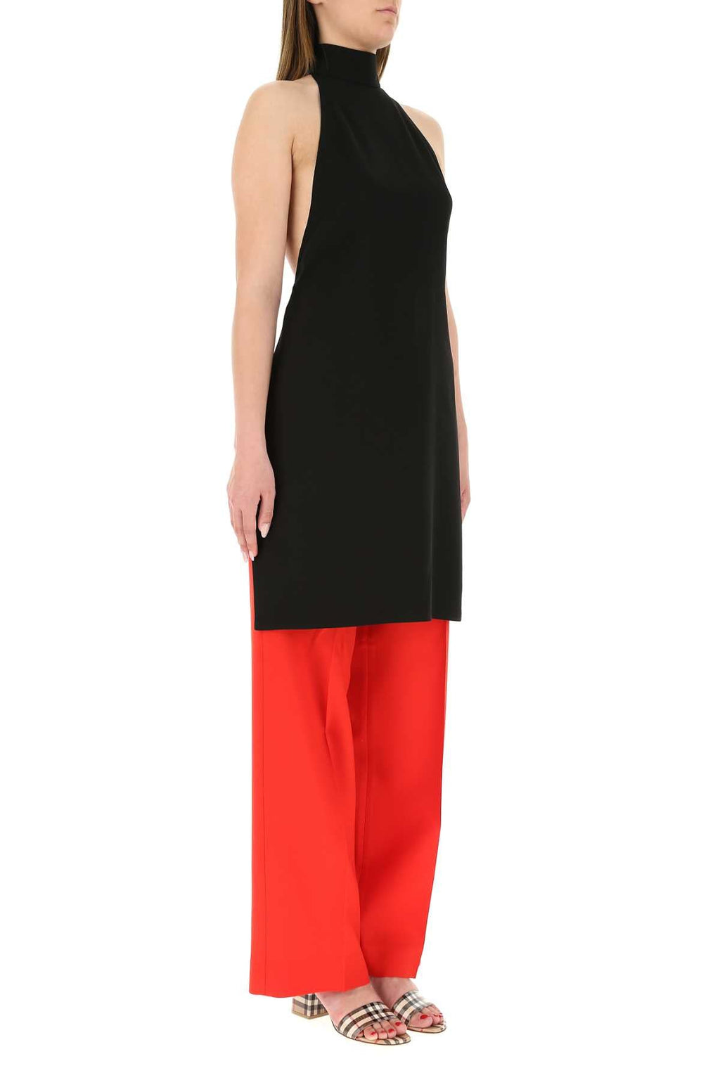 Burberry Women Black Crepe Top