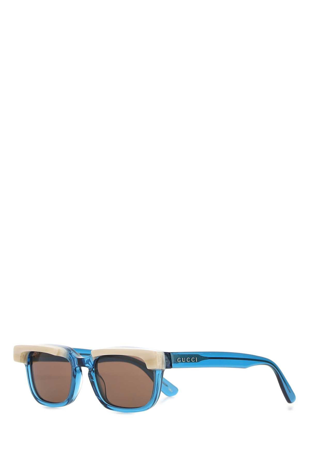Gucci Men Light Blue Acetate Sunglasses