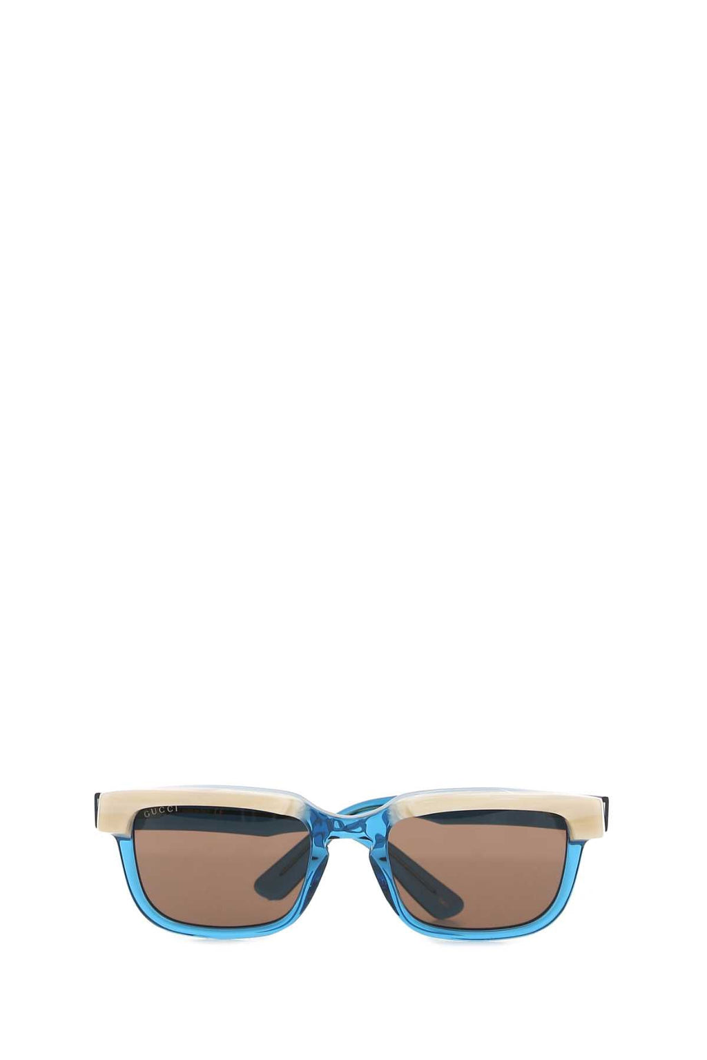 Gucci Men Light Blue Acetate Sunglasses