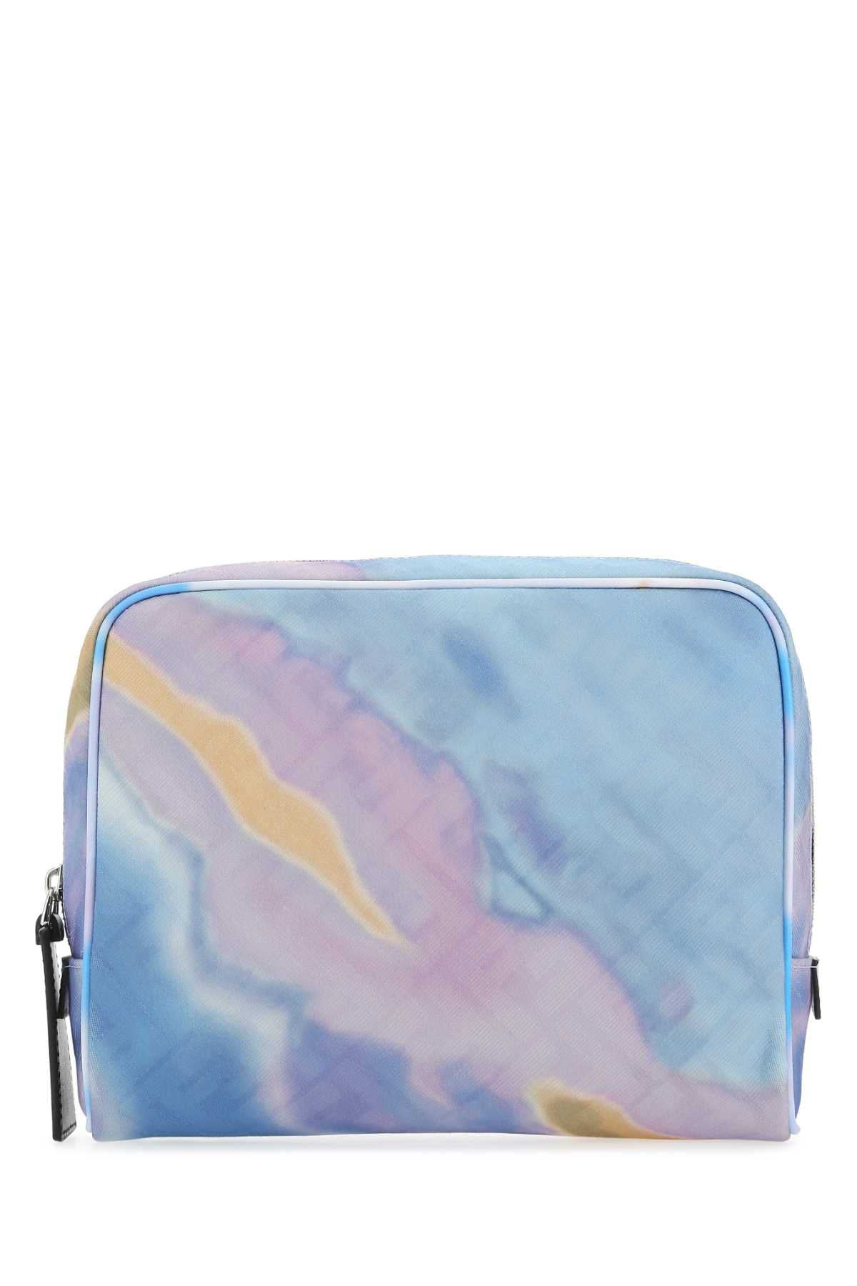 Fendi Men Printed Fabric Beauty Case