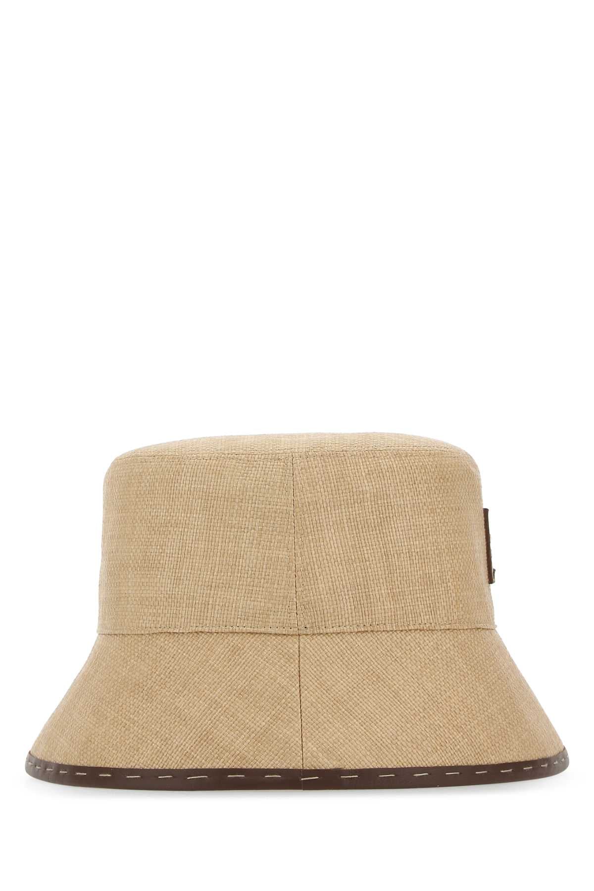 Fendi Men Raffia Hat