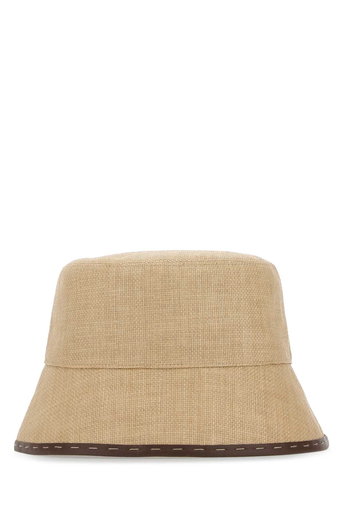 Fendi Men Raffia Hat