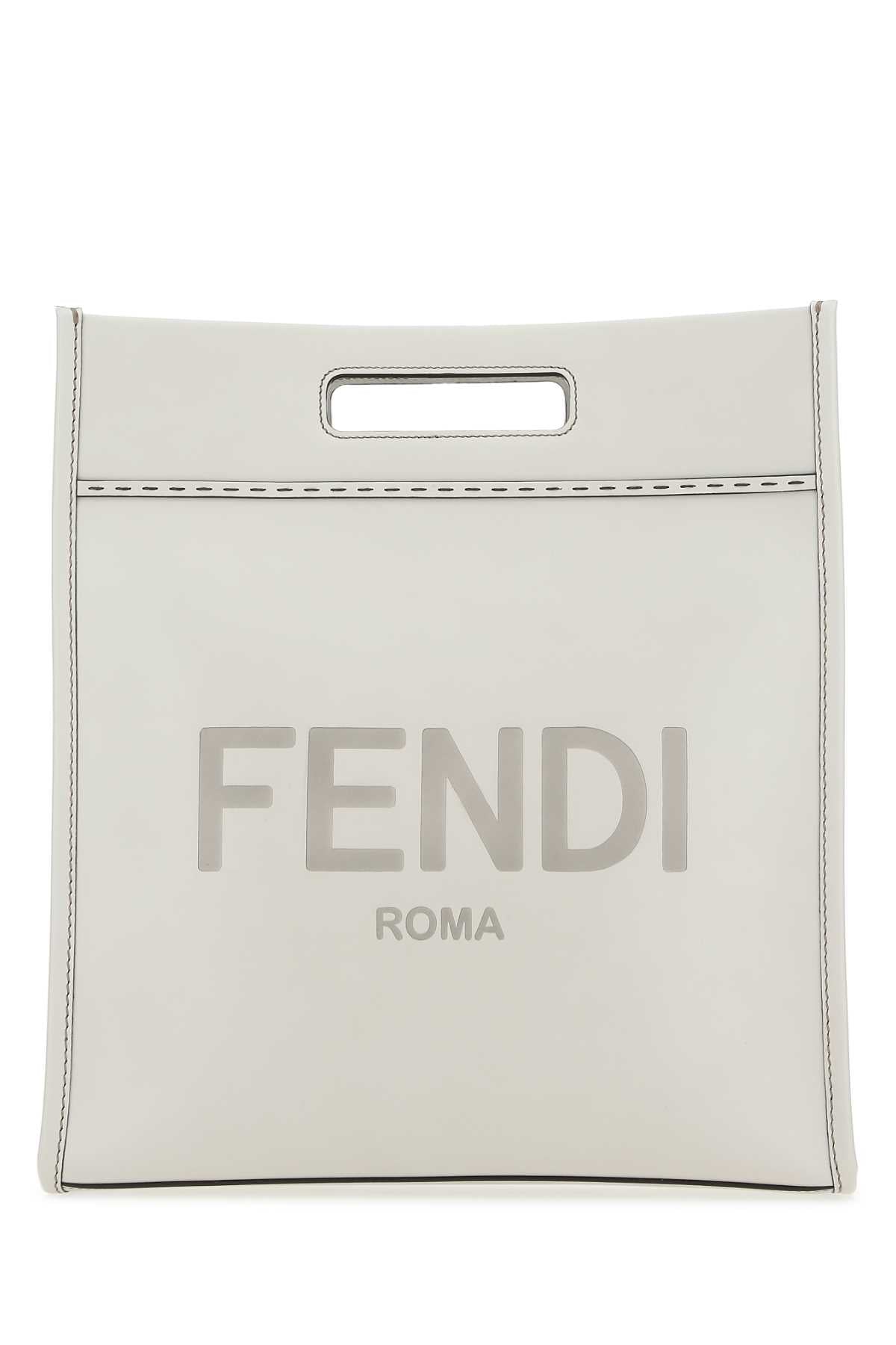 Fendi Men Ice Leather Shopping Bag