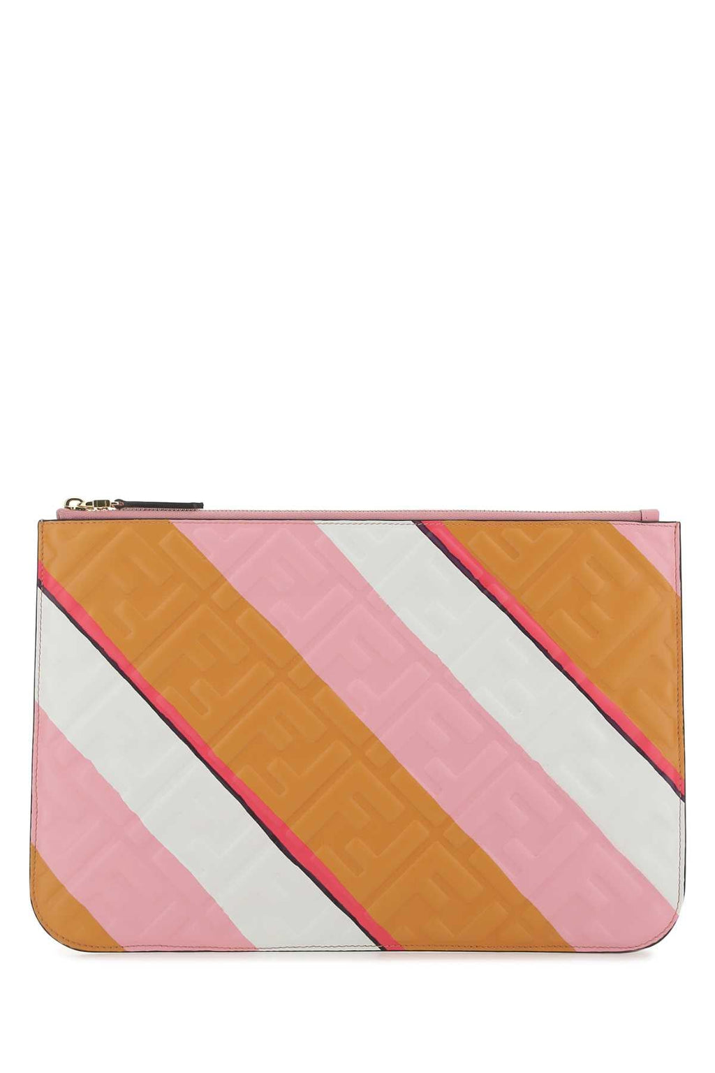 Fendi Women Multicolor Nappa Leather Pouch