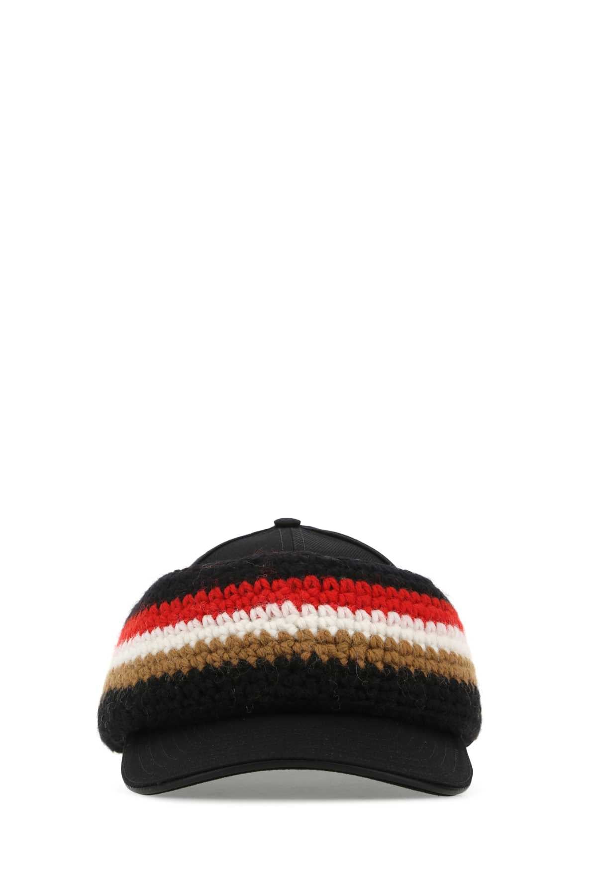 Burberry Men Black Cotton Hat